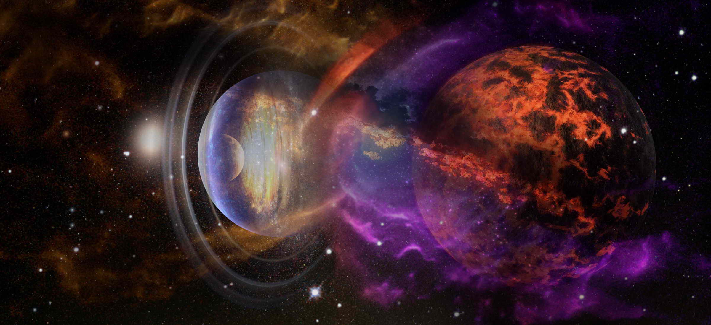 Zderzyły się dwa lodowe planetarne giganty. Powstała gigantyczna chmura lodu