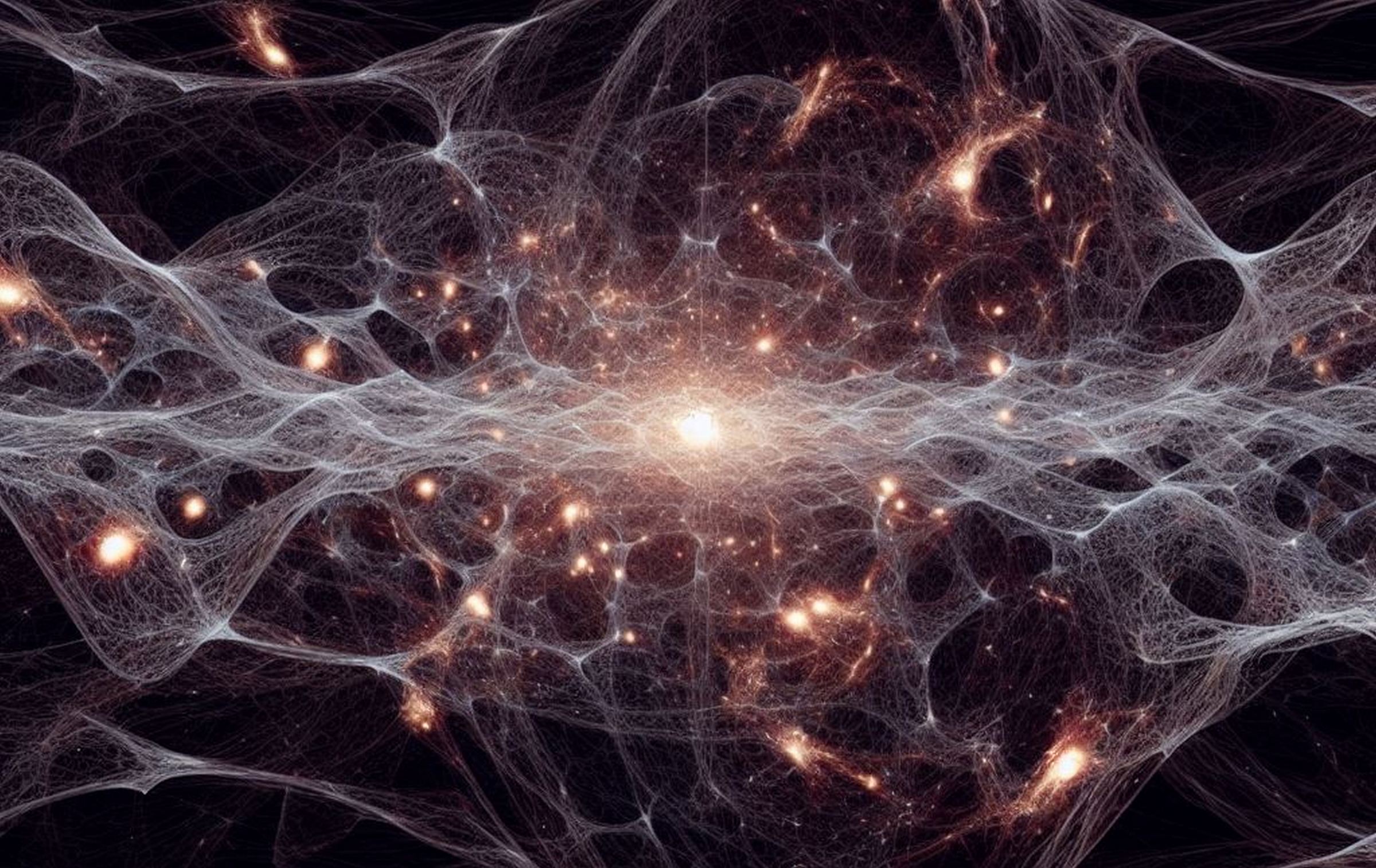 This is the largest simulation of the universe ever.  Scientists noticed something strange