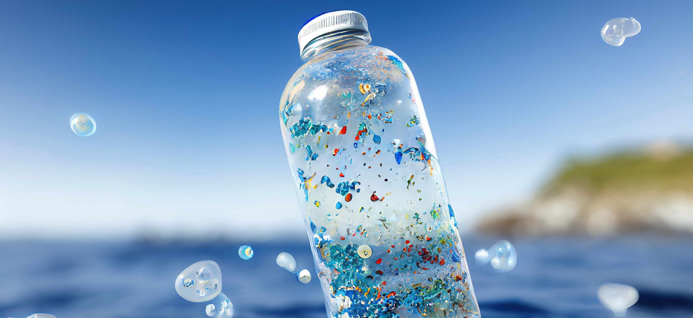 Mikroplastik w wodzie butelkowanej