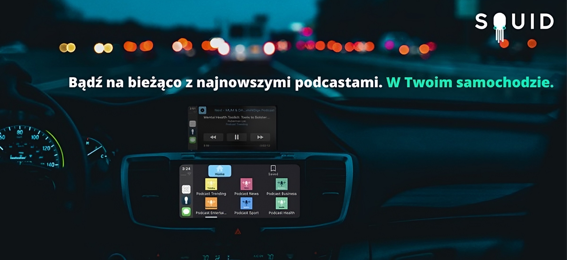 Odpalasz tę aplikację i do woli słuchasz podcastów w samochodzie. Tak prosto jeszcze nie było
