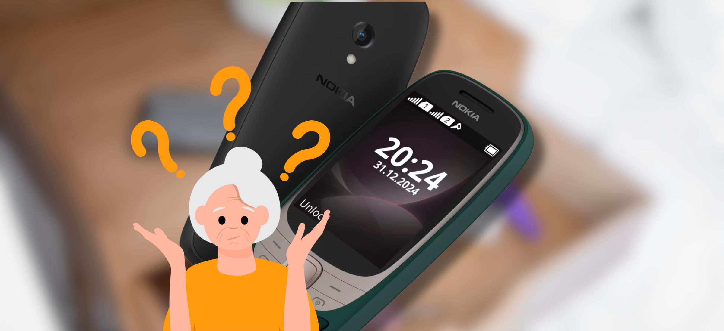 Nokia odświeżyła swoje klasyki. Na chwilę zapomnisz o smartfonach