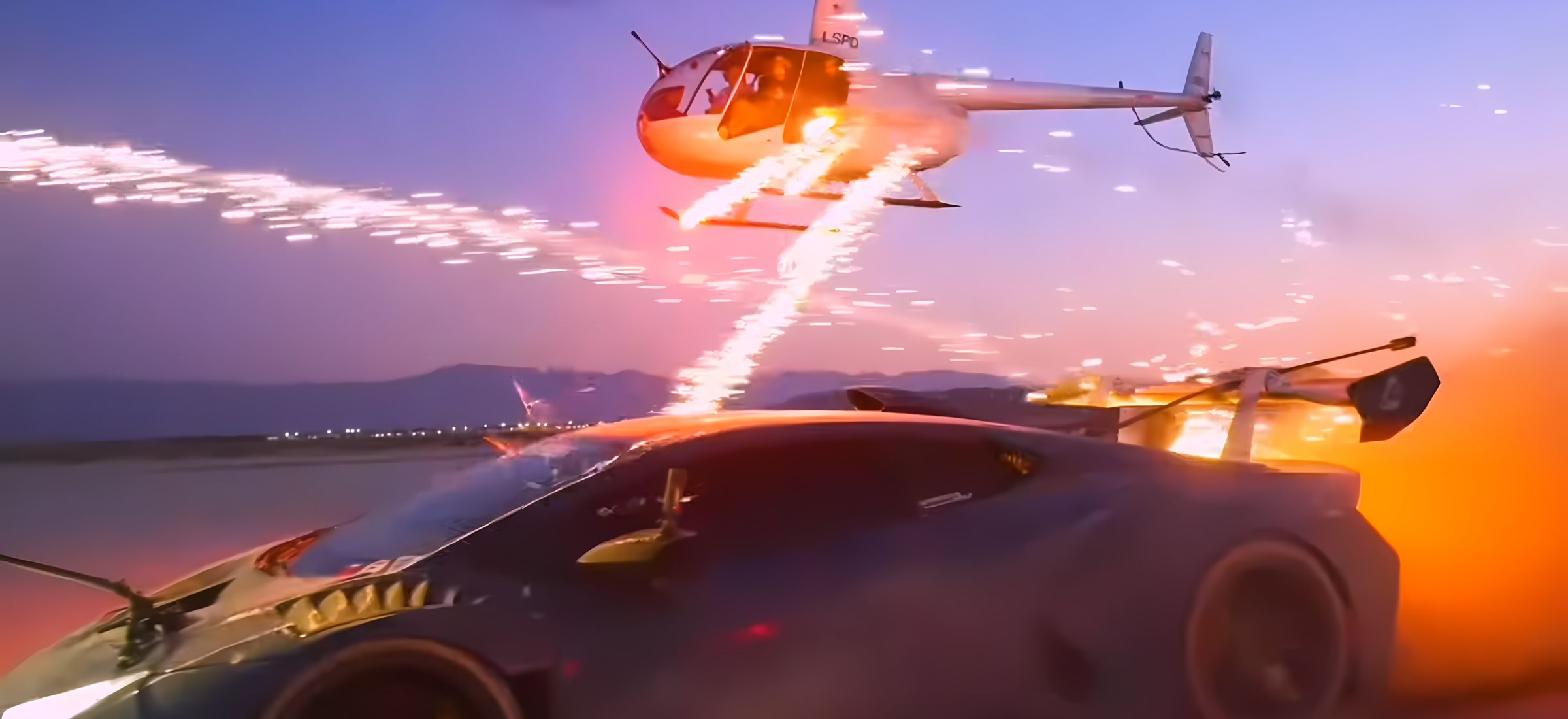 Alex Choi, aresztowany. Leciał helikopterem i strzelał fajerwerkami do Lamborghini (WIDEO)