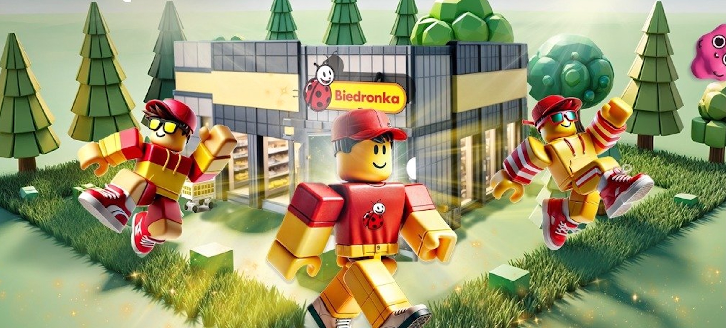 Biedronka otworzyła sklep w Roblox. Grasz i odbierasz pluszaka w realu