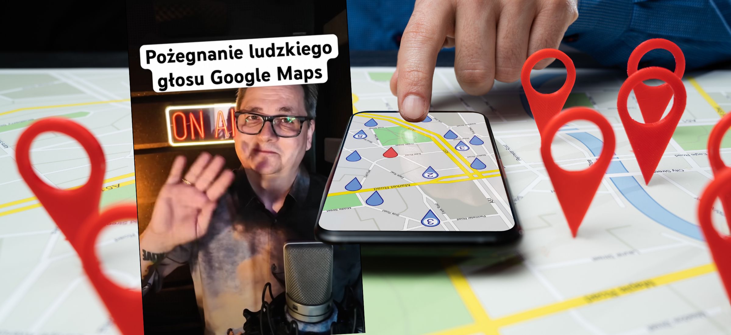 Mapy Google zastępują permanentnie polskiego lektora syntetycznym głosem