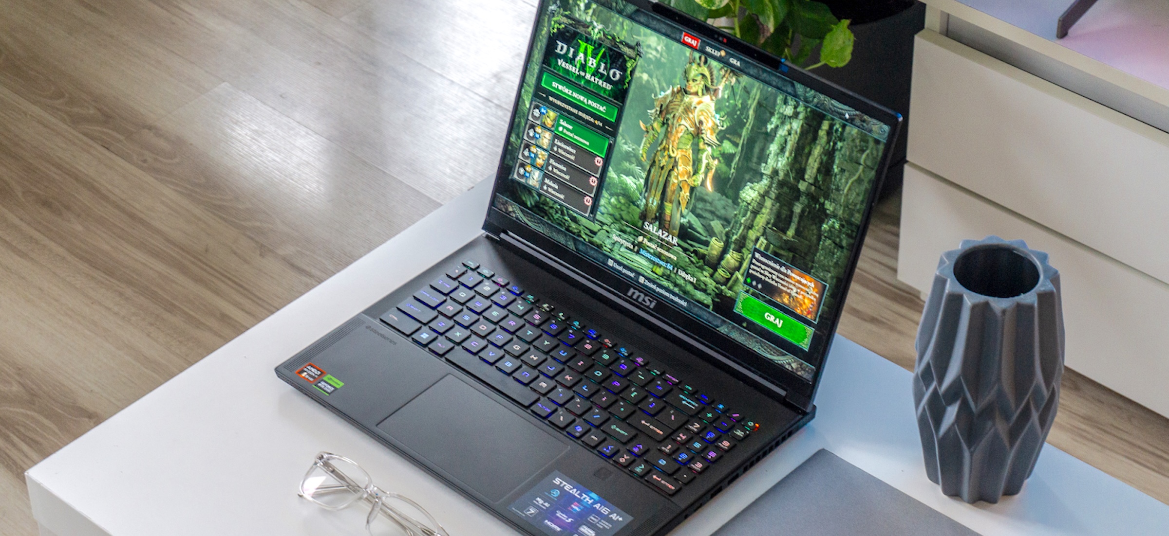 Test MSI Stealth A16 AI+: lekki laptop do gier i biura, który zawstydza większe modele