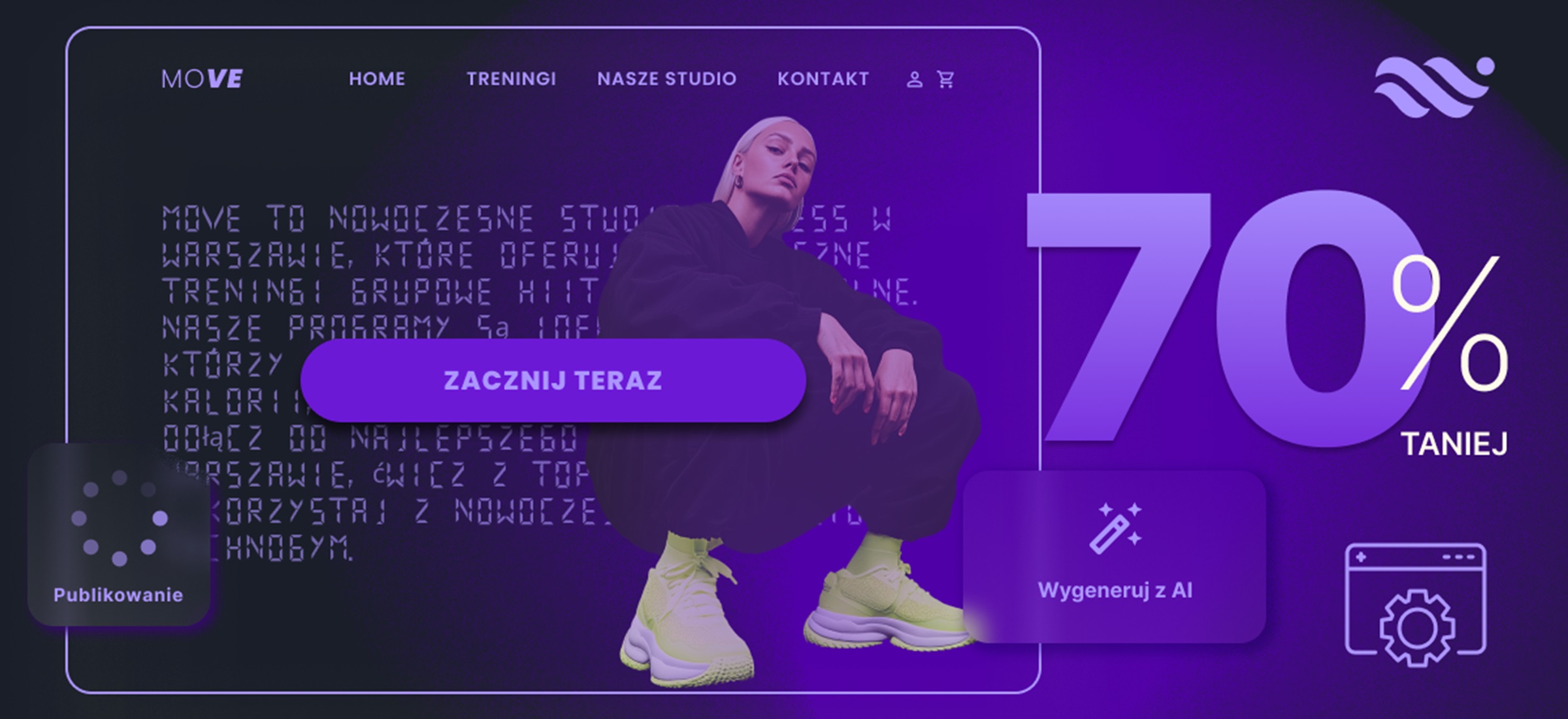 Tworzenie stron internetowych nigdy nie było tak proste. WebWave oferuje 70% zniżki na Black Friday