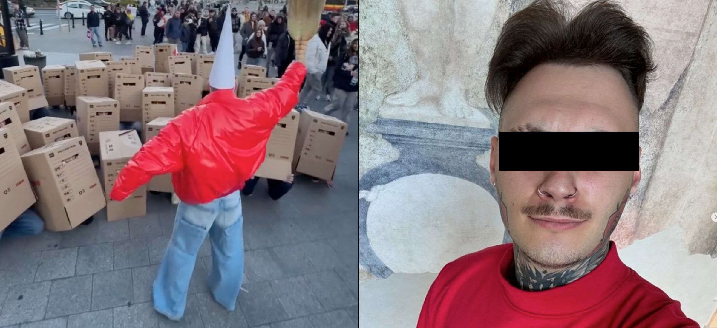 Crawly zatrzymany. Gnom z TikToka już nie będzie terroryzował galerii handlowych