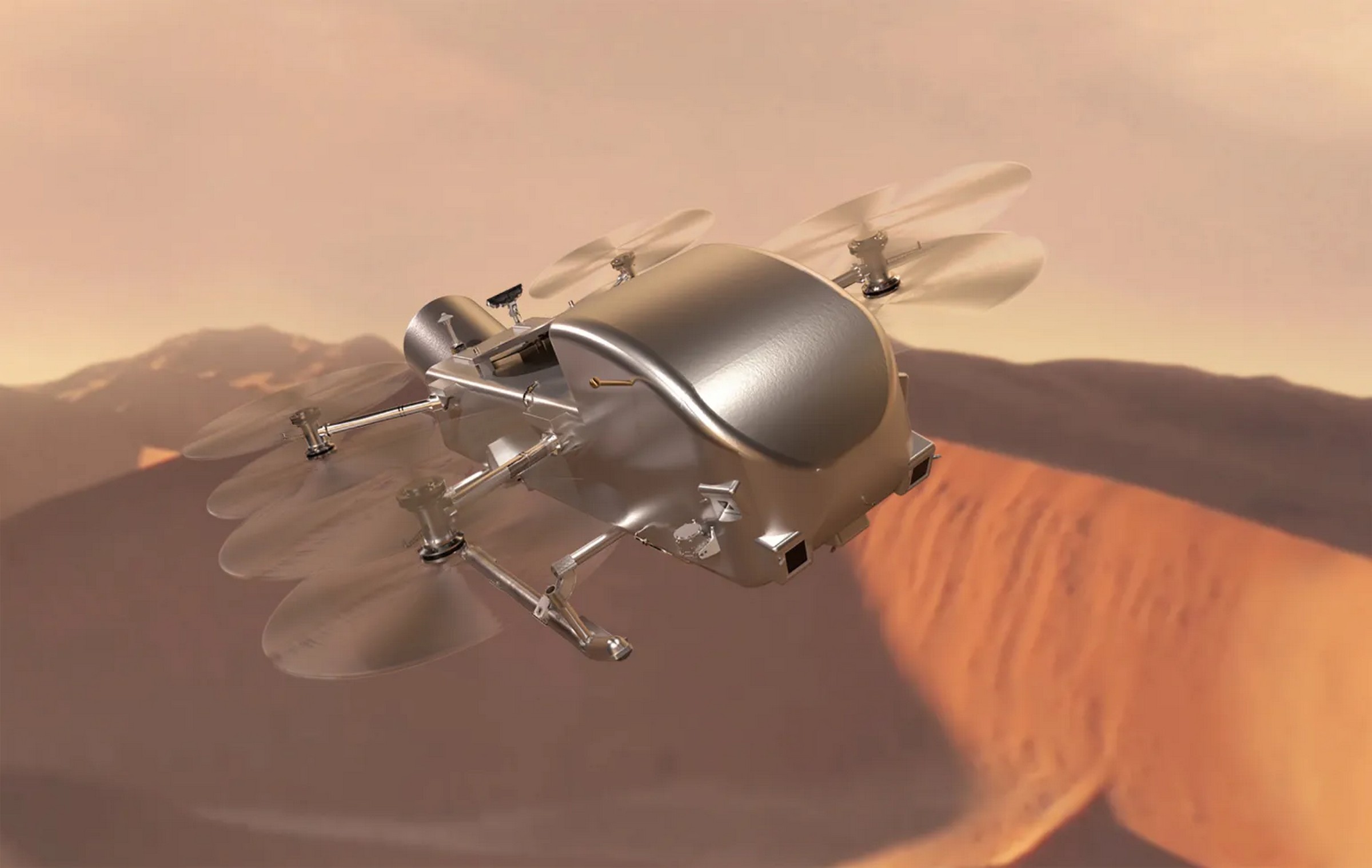 Atomowy dron NASA poleci rakietą SpaceX na księżyc Saturna. Poszuka odpowiedzi na najważniejsze pytanie