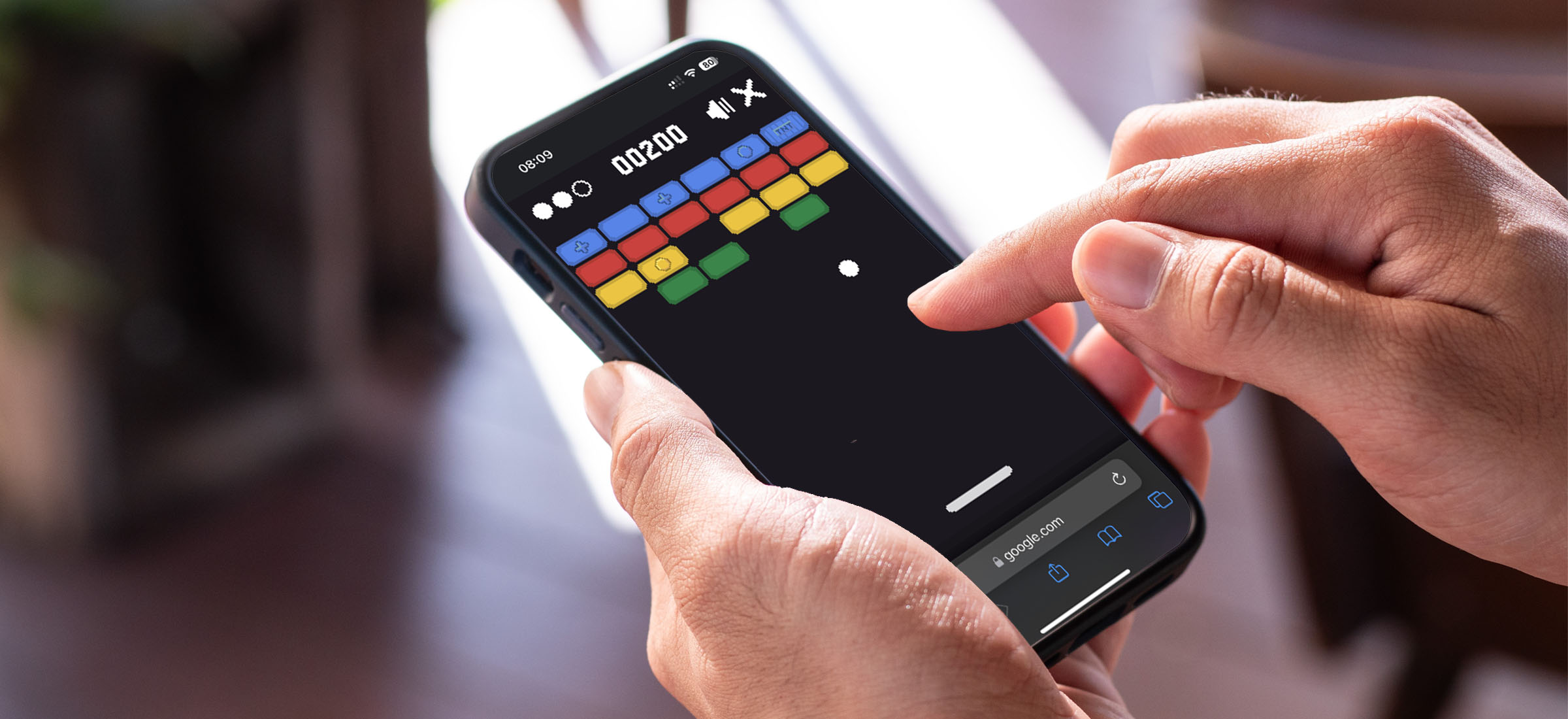 Breakout od Atari w wyszukiwarce Google. Piłeczkę poodbijasz na komputerze i na telefonie