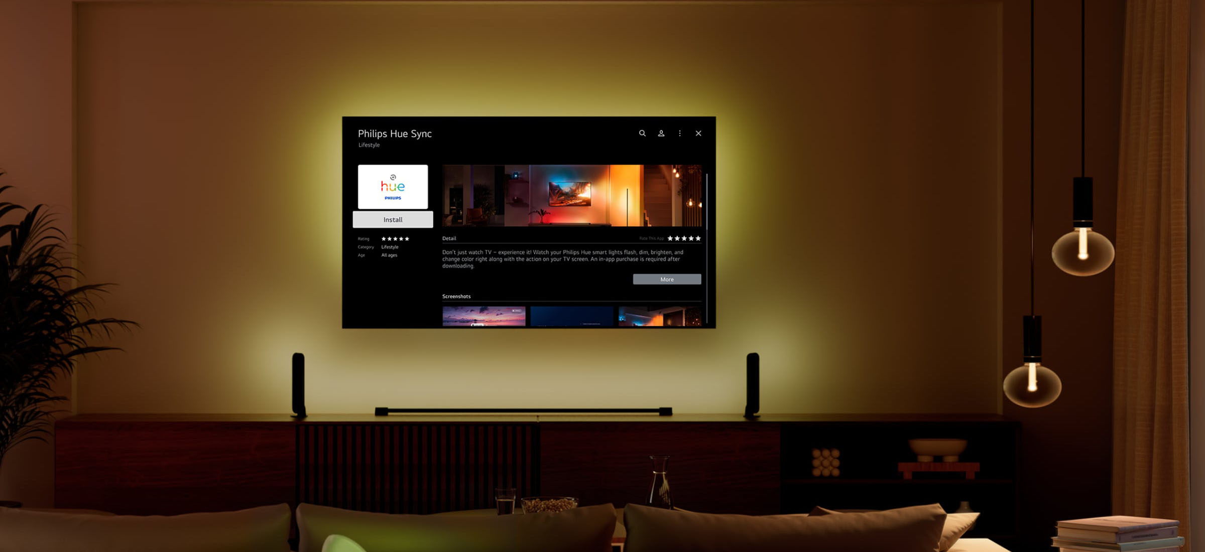 LG Philips Hue Sync