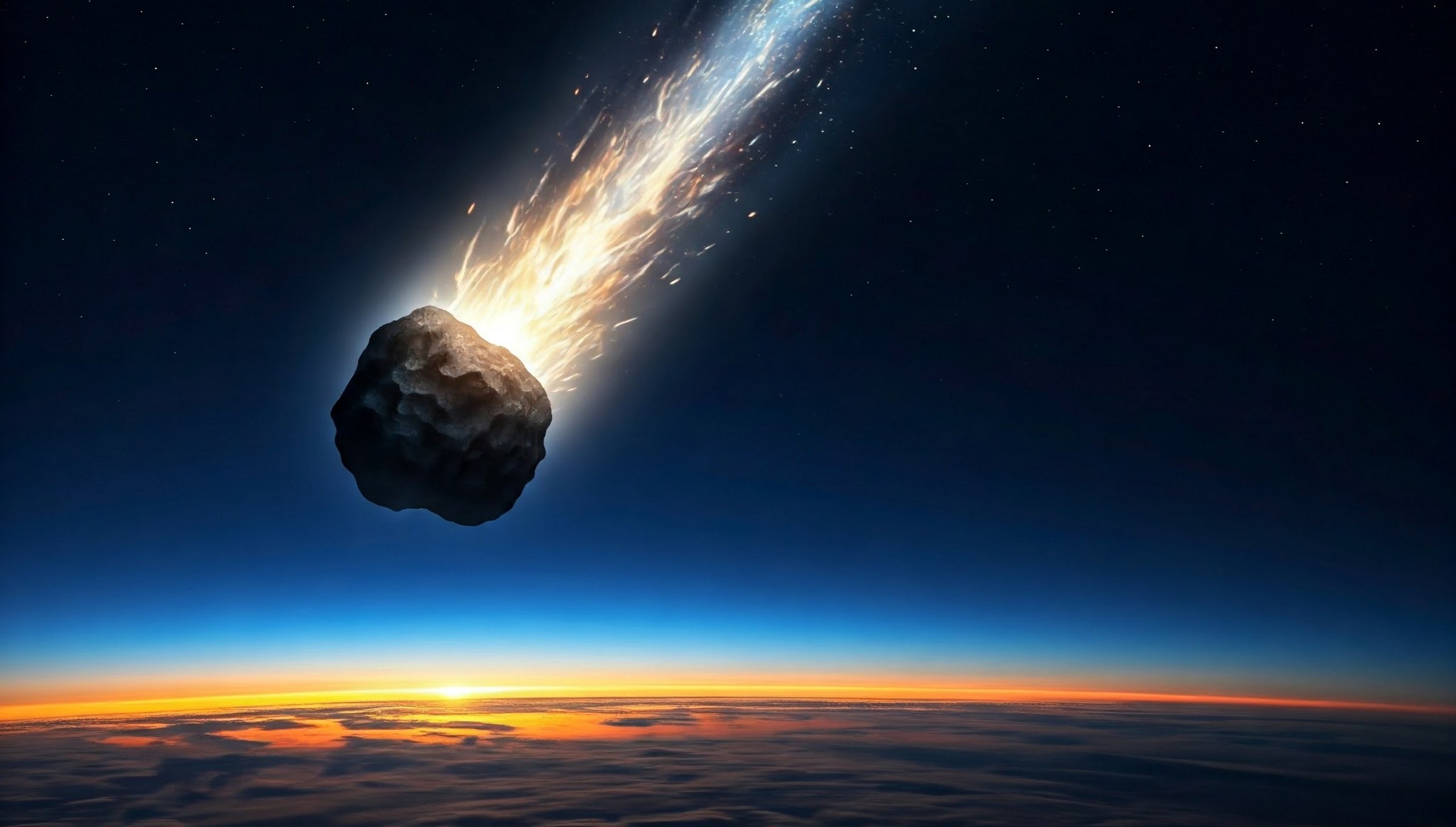 Przed ich domem spadł meteoryt. Wszystko się nagrało, dźwięk też