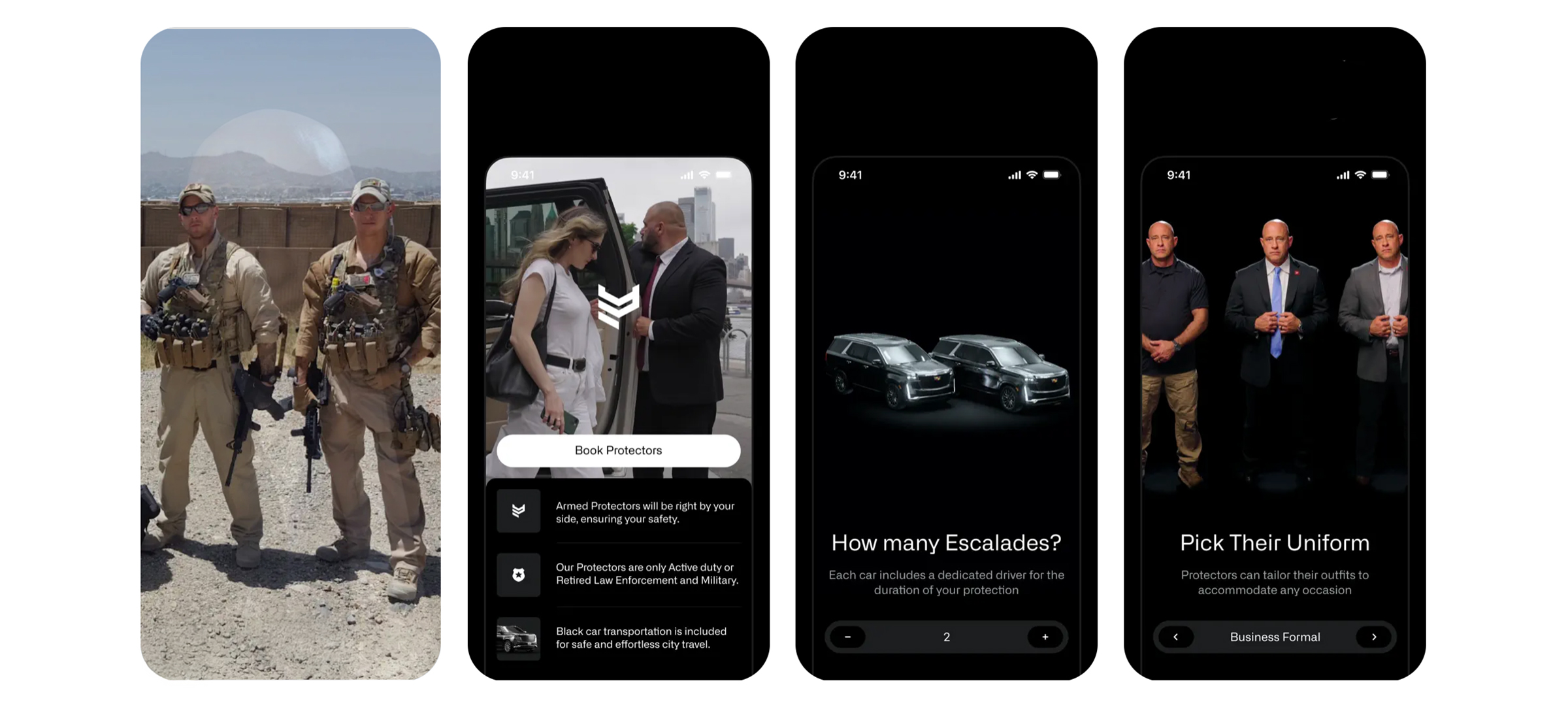 Protector Uber uzbrojona eskorta