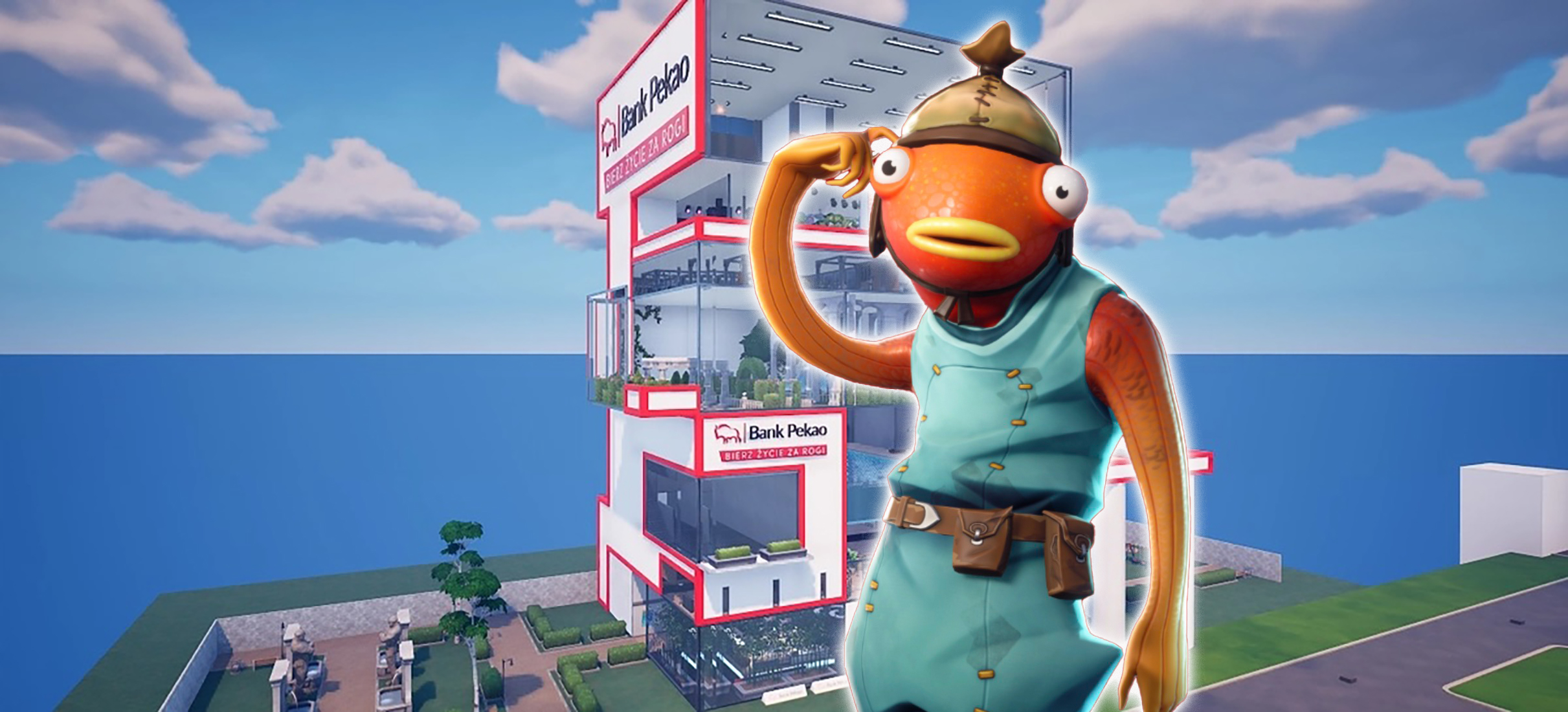 Bank Pekao zaprasza na ulepszoną wyspę Money Tycoon w Fortnite. Najlepsi gracze zdobędą nagrody