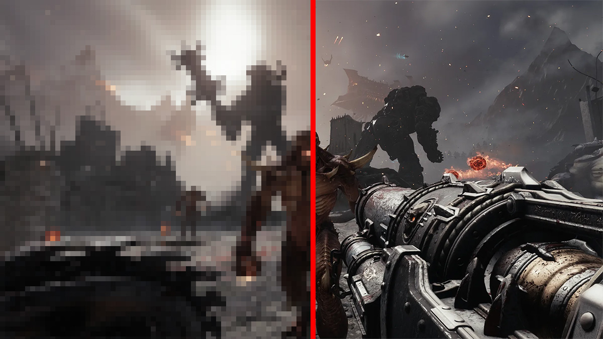 Doom DLSS fake frames Nvidia