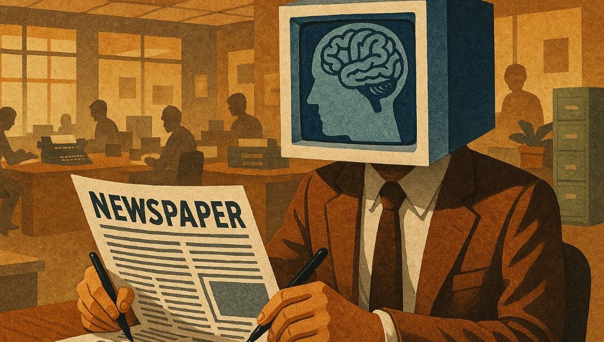 Nieistniejący autor zrobił nieistniejący wywiad. W USA przyszłość mediów mają już dziś