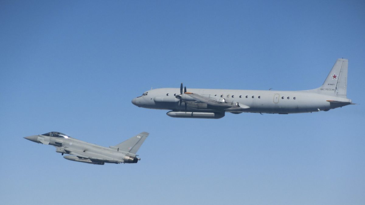 RAF poinformowało, że wychwyciło działania szpiegowskie Rosjan w okolicach wód NATO