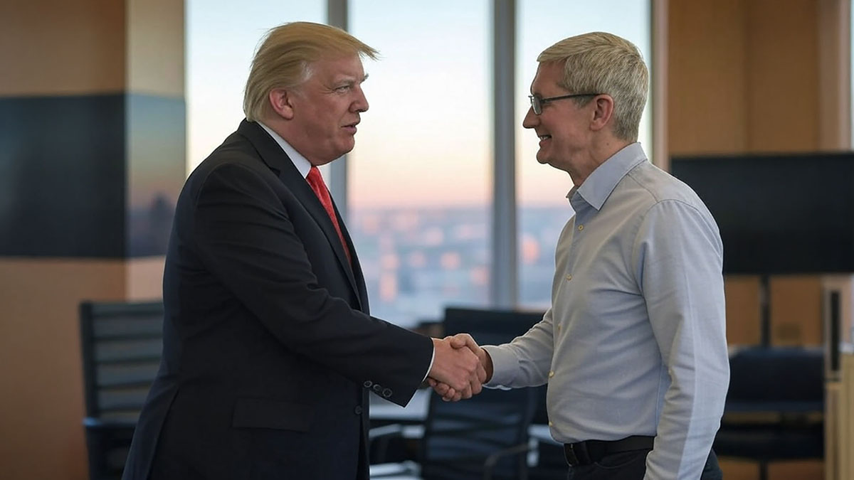 Trump Cook Apple problem