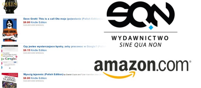 Książki wydawnictwa SQN w Amazon. Oszczędny posiadaczu Kindle, zapomnij o zakupach