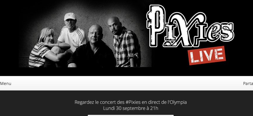Pixies na żywo na Deezerze!