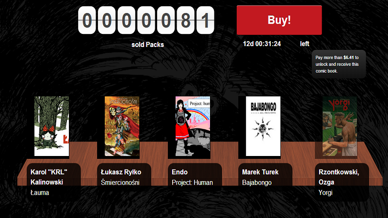 Ruszył ComicsRage &#8211; za paczkę świetnych komiksów zapłacisz tyle, ile chcesz