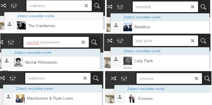 deezer wyszukiwarka