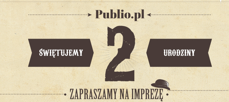 Krótka piłka: 2. urodziny Publio: konkursy i promocje na e-booki