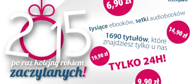 Tylko dziś: Ebookpoint przecenia ponad 5000 ebooków i audiobooków nawet o 90%
