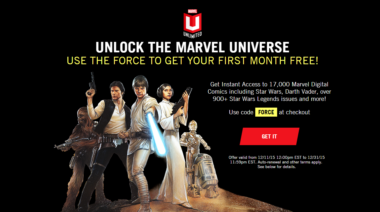 Miesięczny dostęp do Marvel Unlimited za darmo
