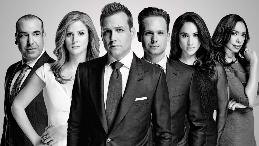 suits w garniturach mike ross Harvey specter Rachel zane Meghan markle class="wp-image-80951" 