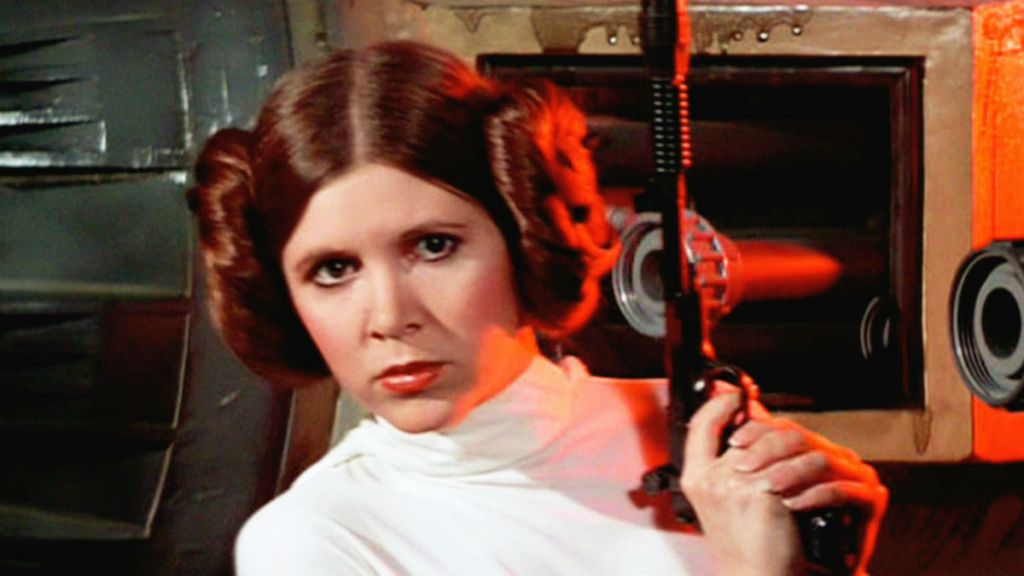 Carrie Fisher jako Księżniczka Leia
