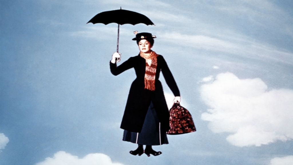 Julie Andrews jako Mary Poppins