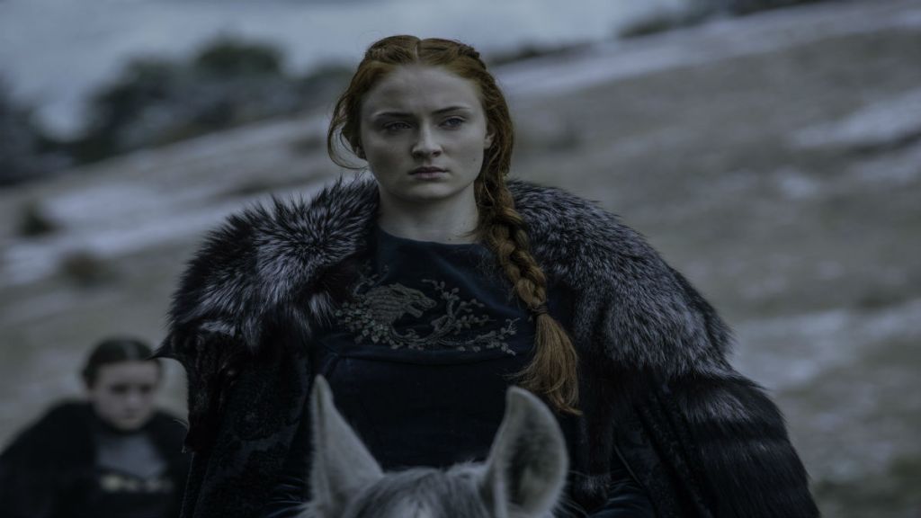 Sansa Stark w scenie z serialu Gra o tron