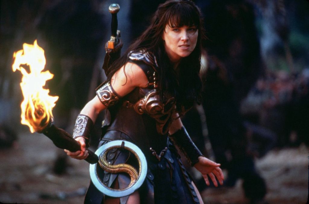 Lucy Lawless jako Xena - wojownicza księżniczka