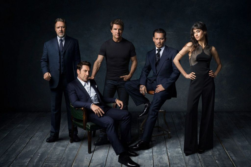 Russel Crowe, Javier Bardem, Tom Cruise, Johnny Depp i Sofia Boutella, czyli bohaterowie Dark Universe