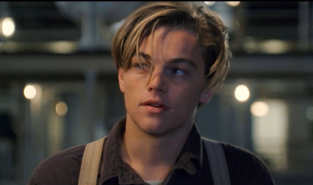 Leonardo DiCaprio w roli Jacka Dawsona w Titanicu, która rozpędziła jego międzynarodową karierę