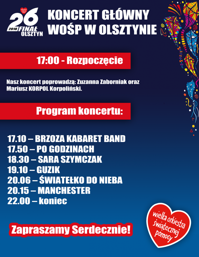 WOŚP 2018 koncerty lista class="wp-image-124681" 