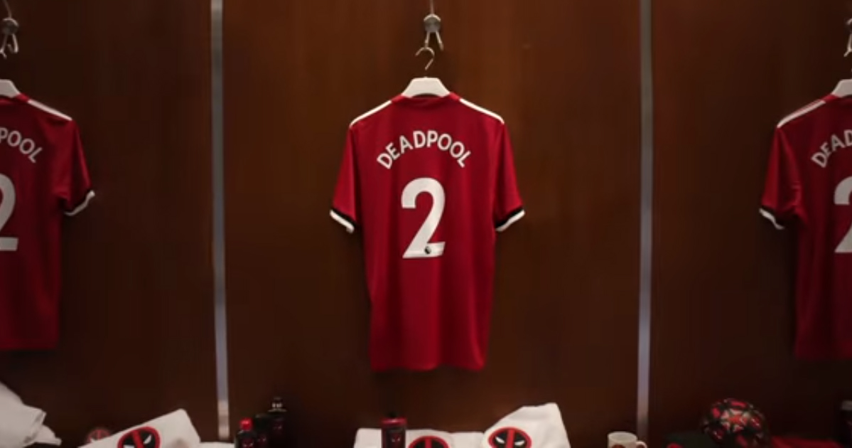 Deadpool 2 Manchester United spot