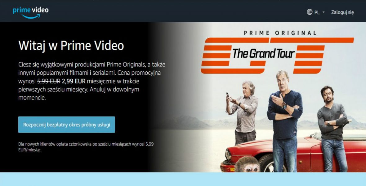 Amazon Prime Video w polskiej wersji językowej - interfejs ...