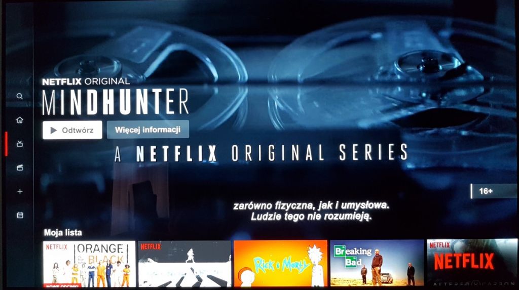 netflix nowy interfejs tv polska 