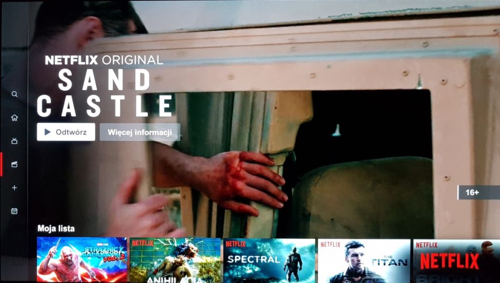 netflix nowy interfejs tv polska 
