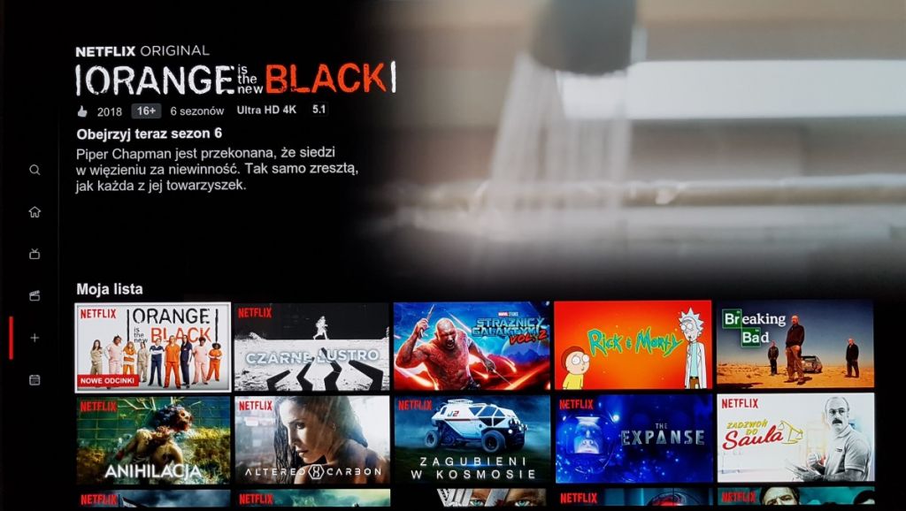 netflix nowy interfejs tv polska 
