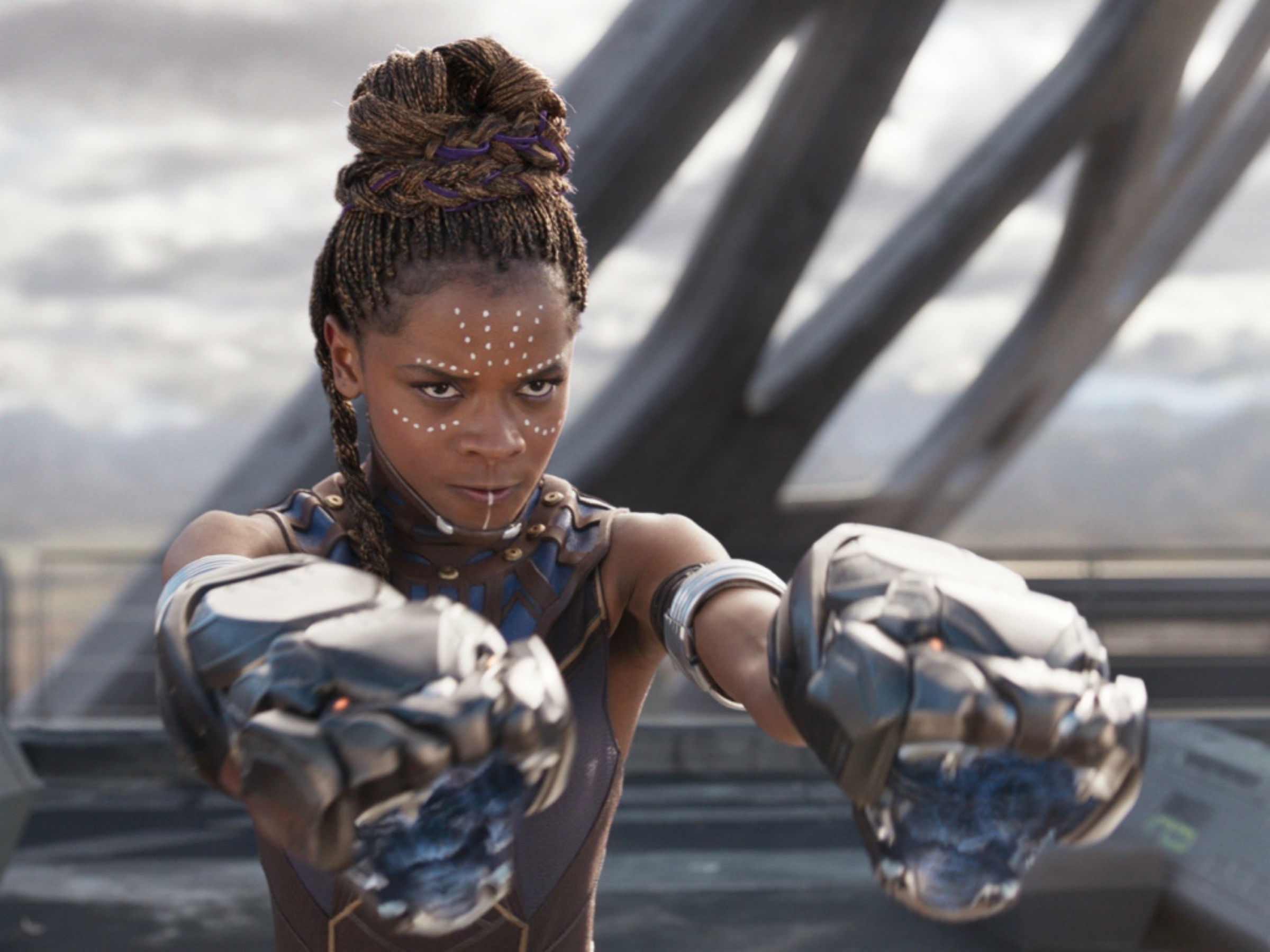 Letitia Wright w filmie Czarna Pantera
