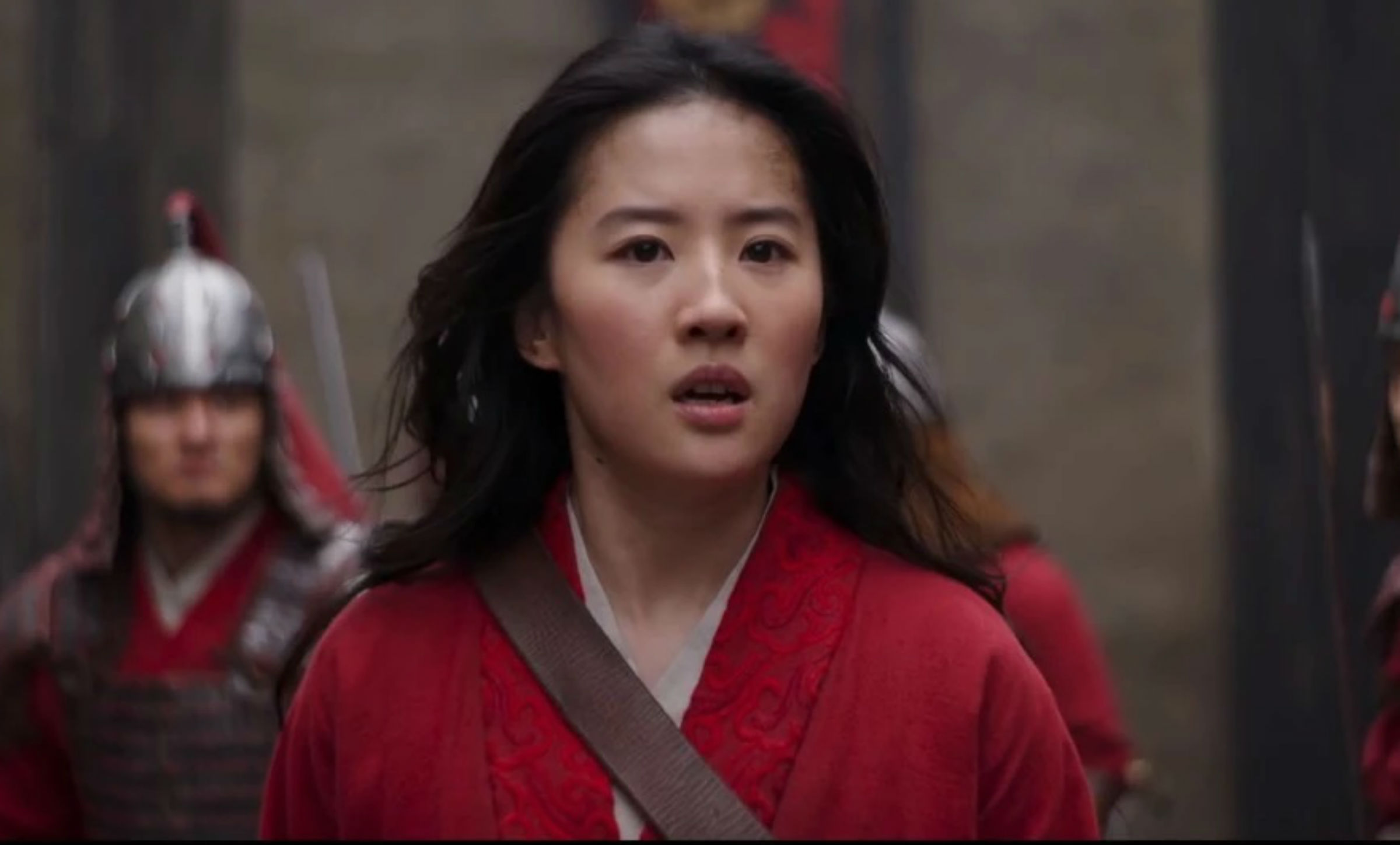 Liu Yifei w filmie Mulan