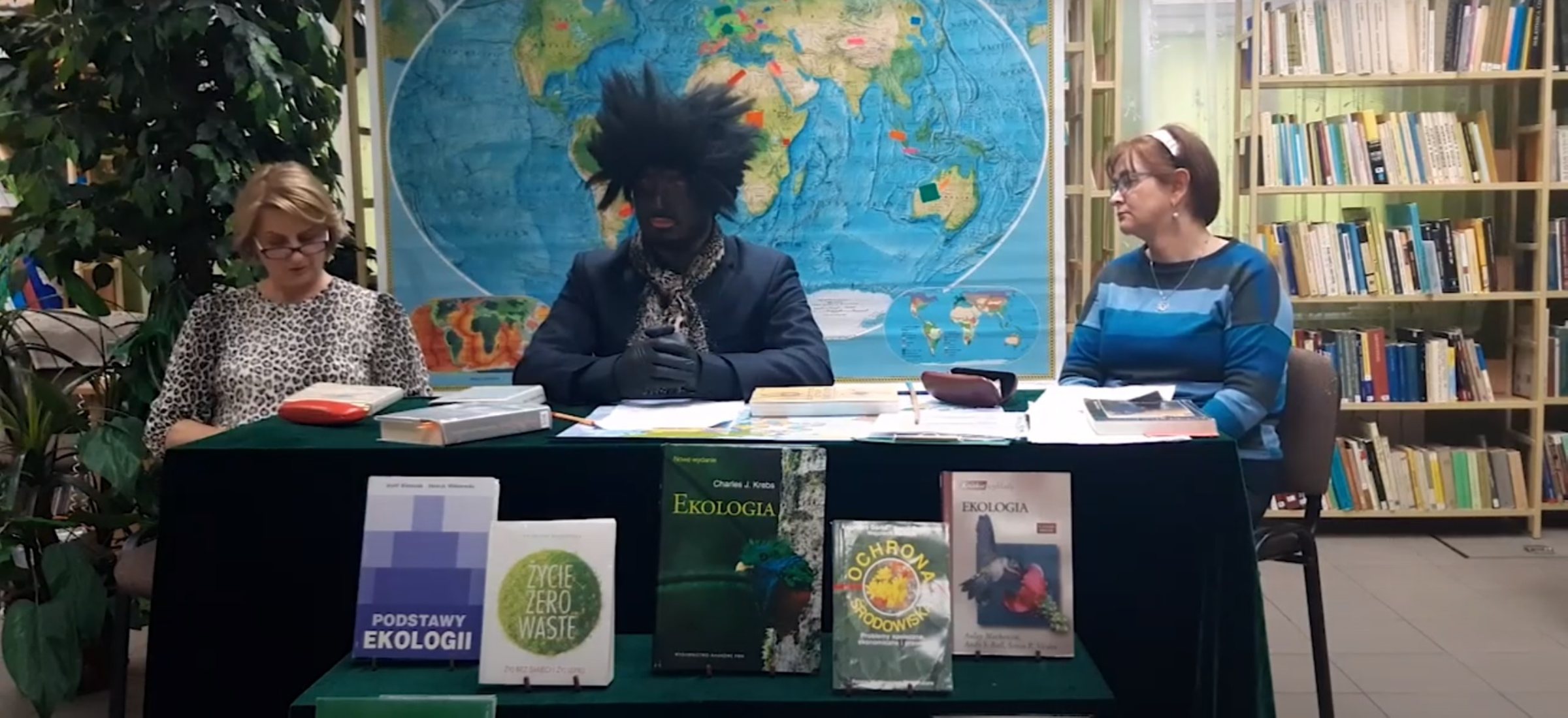 Blackface noc bibliotek czytanie