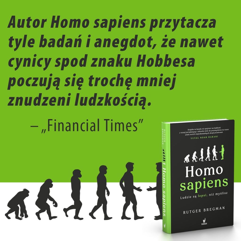 Homo sapiens. Ludzie są lepsi niż myślisz/Wydawnictwo Dolnośląskie 