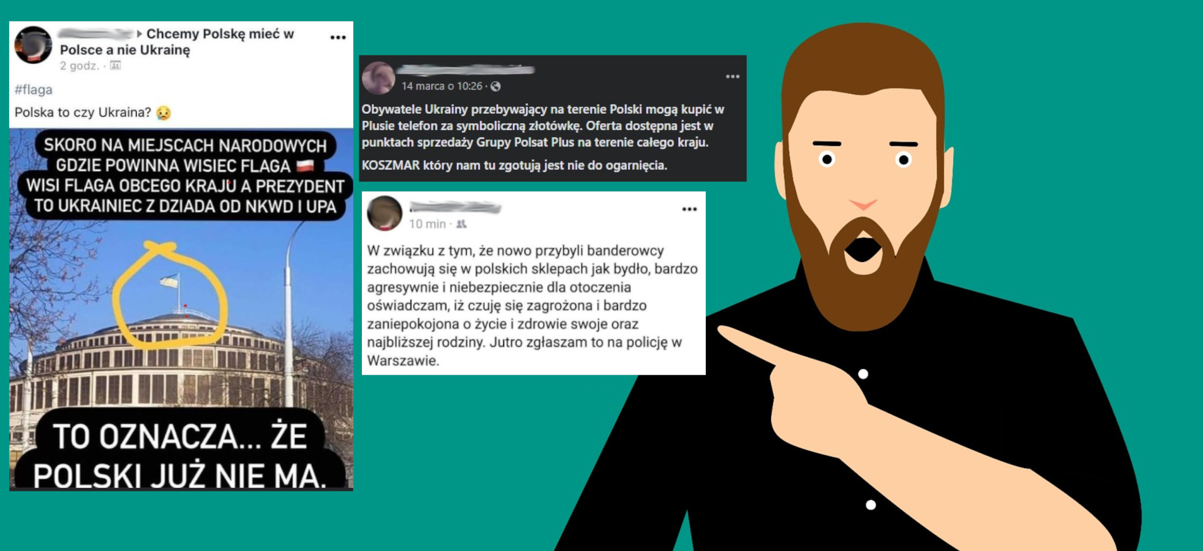 grupy facebook szczucie ukraina trolle screeny