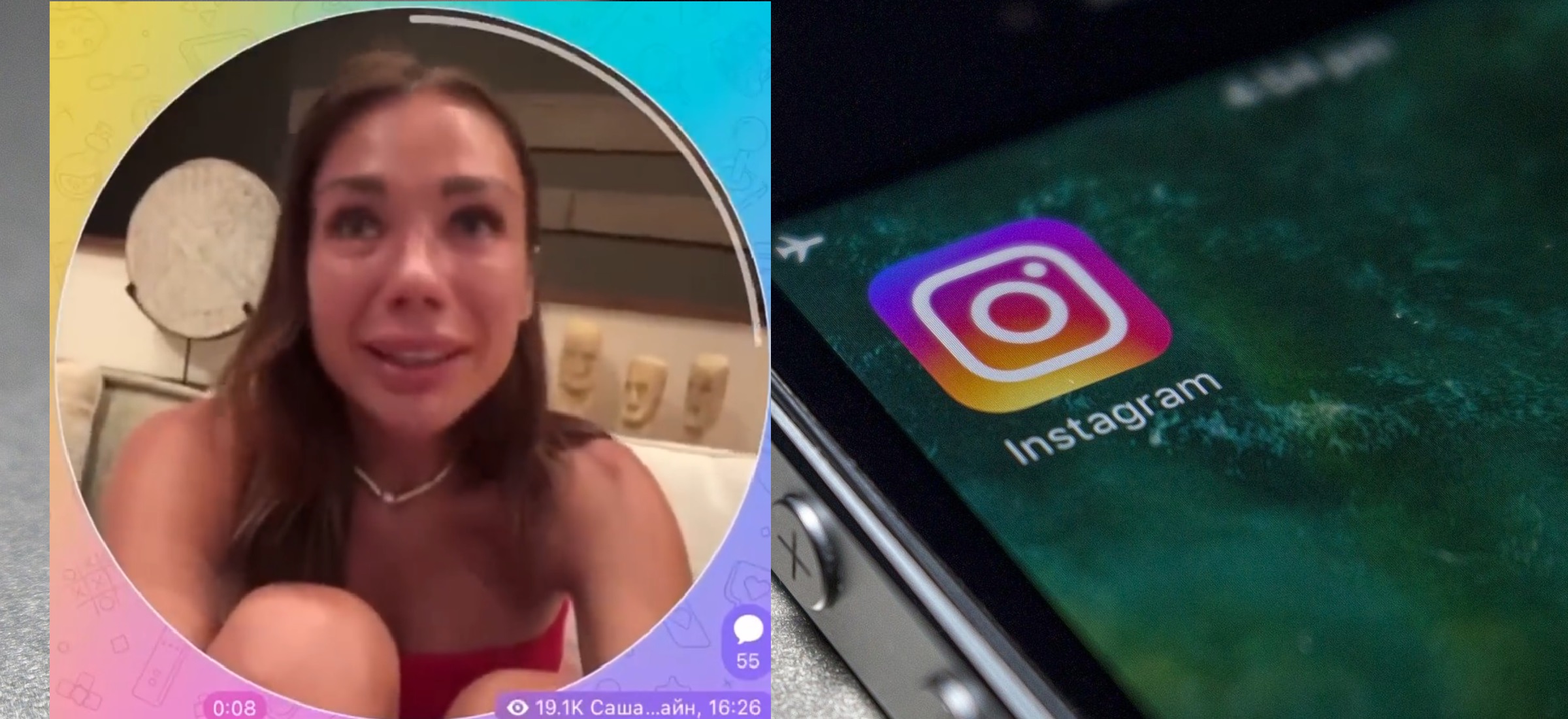 rosja instagram celebryci nexta wideo viral