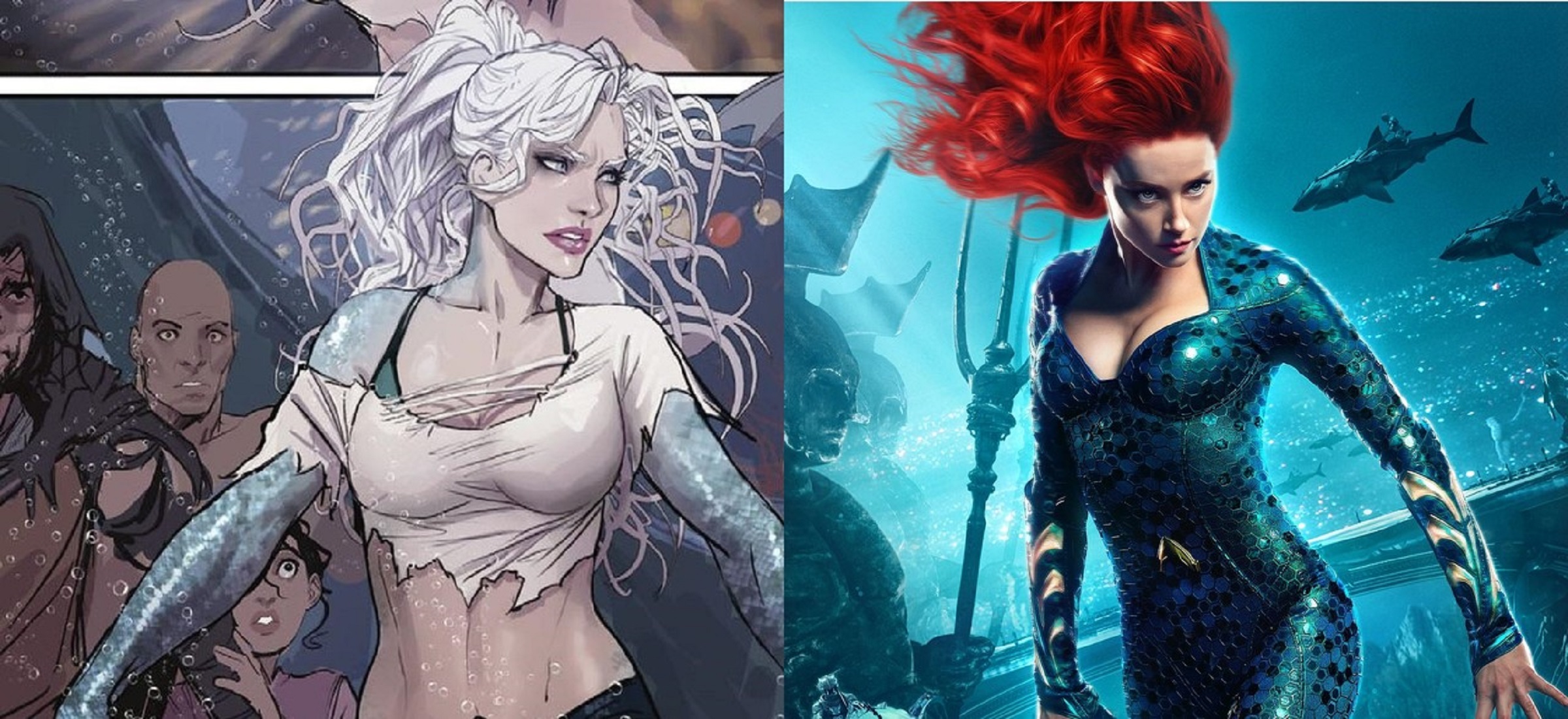 aquaman 2 amber heard mera dolphin dc komiksy kto to