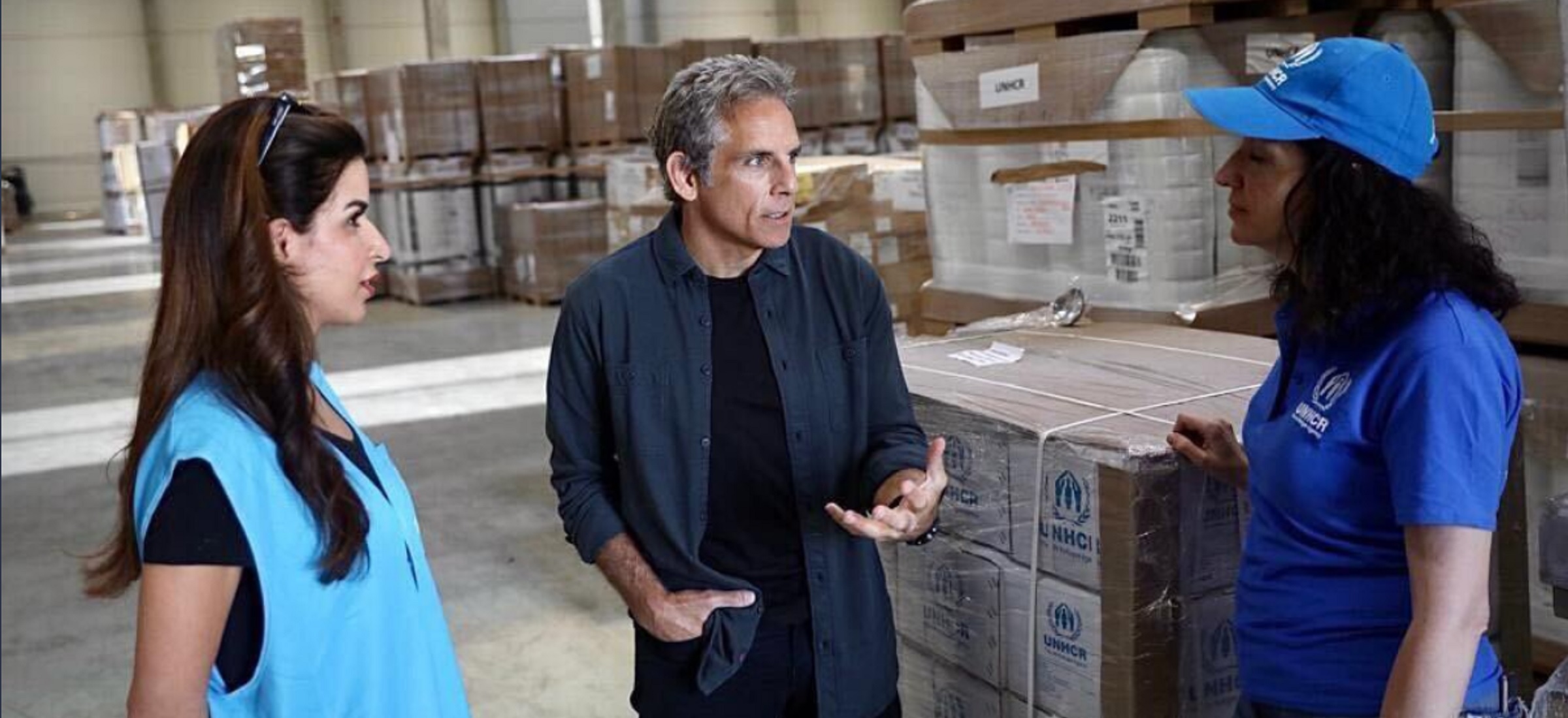 ben stiller w polsce uchodźcy ukraina