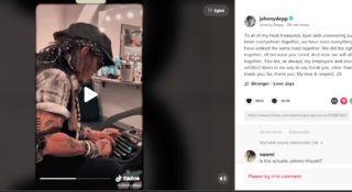 johnny depp tiktok film powrót fani amber heard